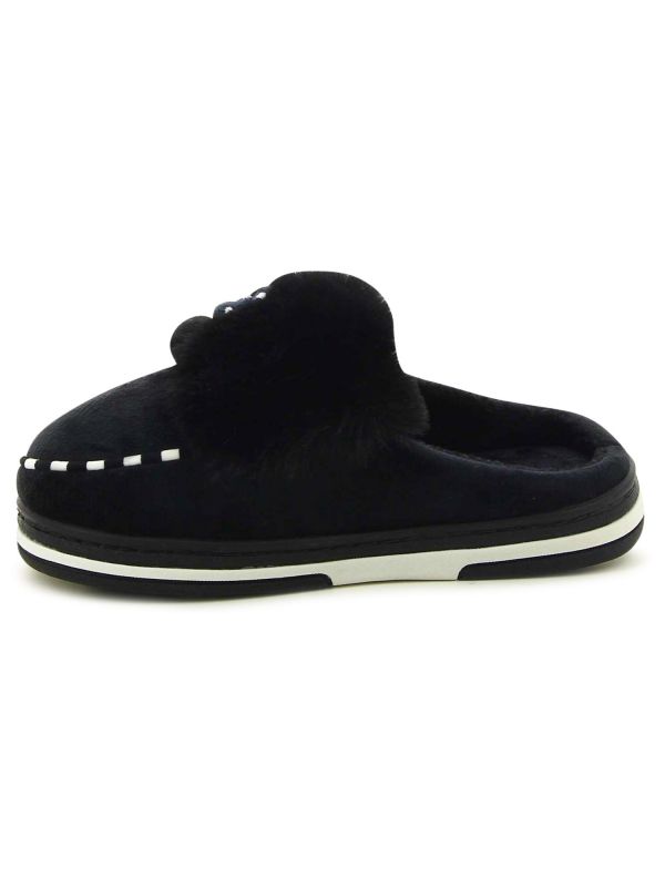 נעלי בית פרווה עם פפיון לנשים