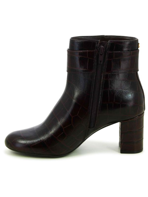 מגפוני נשים בדוגמת נחש עם אבזם מוזהב