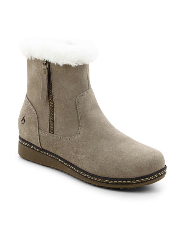 מגפונים מזמש עם פרווה Hushpuppies