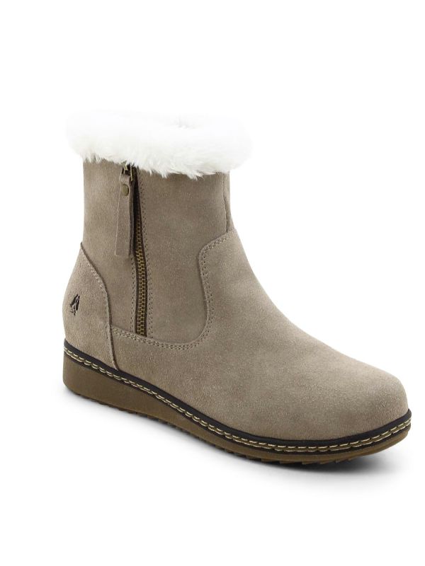 מגפונים מזמש עם פרווה Hushpuppies