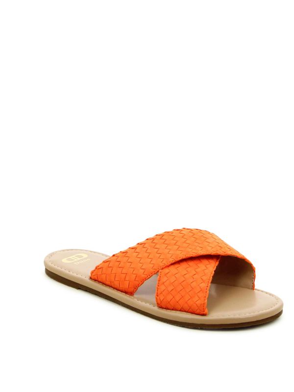 DI_LASSY כפכפים עם רצועות קלועות