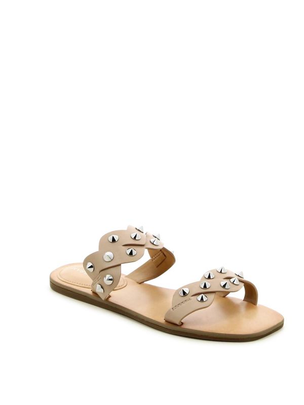 כפכפים שטוחים עם ניטים BODIL