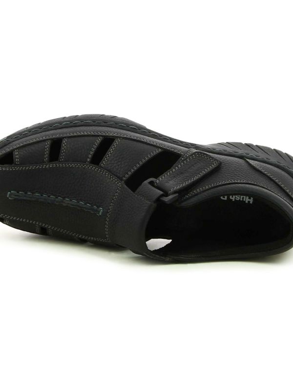 סנדלי עור קלוע לגברים