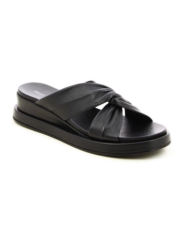 כפכפי פלטפורמה עם רצועות מוצלבות