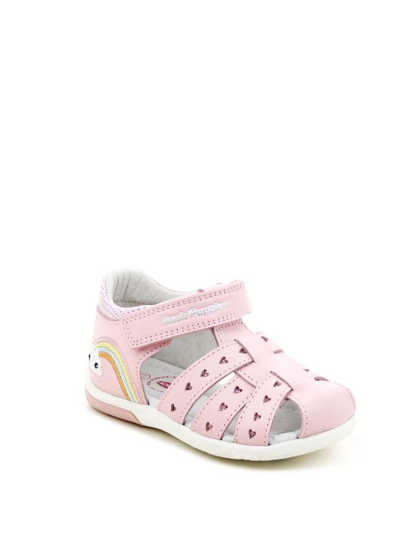 סנדלים קלועים עם קשת בענן