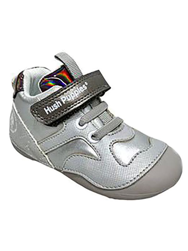 נעלי צעד ראשון HUSH PUPPIES עם שרוכים ורצועת וולקרו לפעוטות
