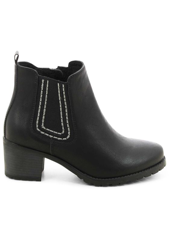 מגפוני עקב צ’לסי עם רקמה לנשים