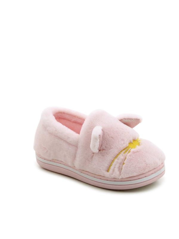 נעלי בית פרווה עם חתול