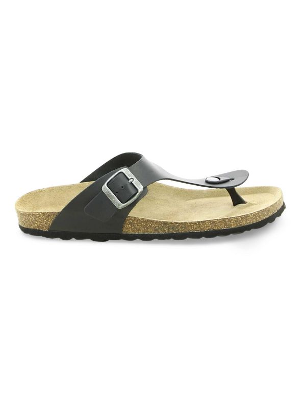 כפכפי אצבע עם אבזם לגברים