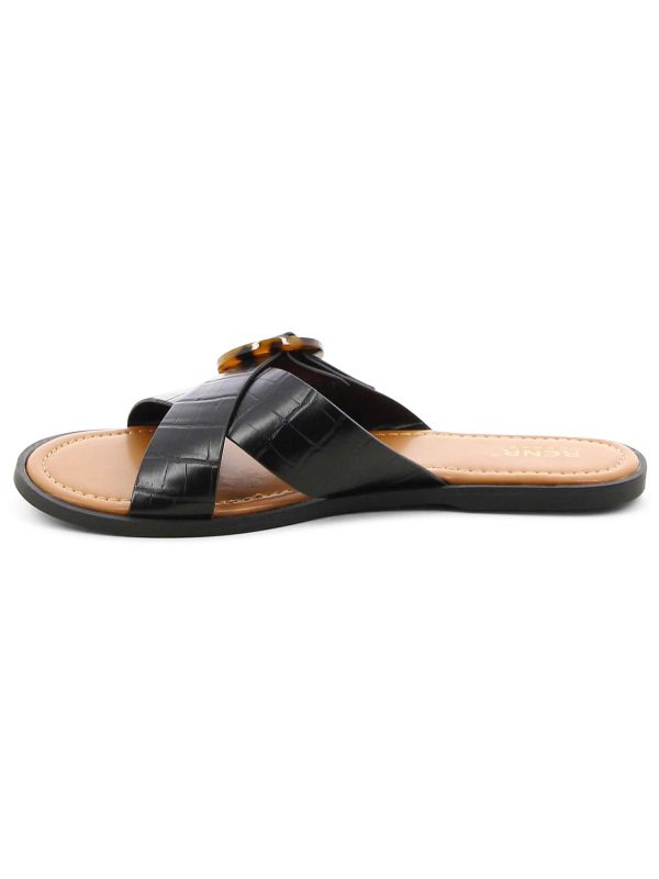 כפכפים שטוחים מוצלבים