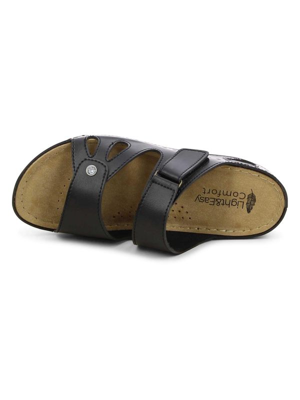 כפכפי נוחות לנשים עם עקב רוקי