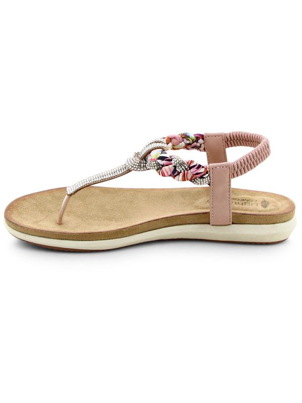 סנדלי אצבע אופנתיים מעוטרים