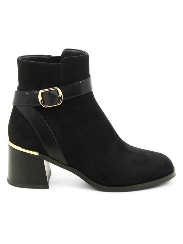 מגפוני עקב עם אבזם מוזהב