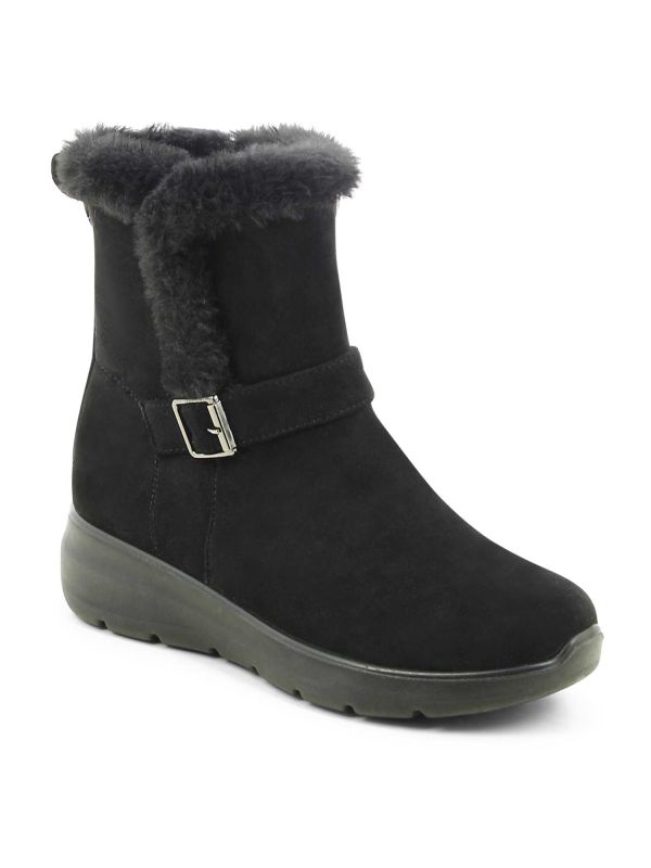 מגפוני פרווה שטוחים