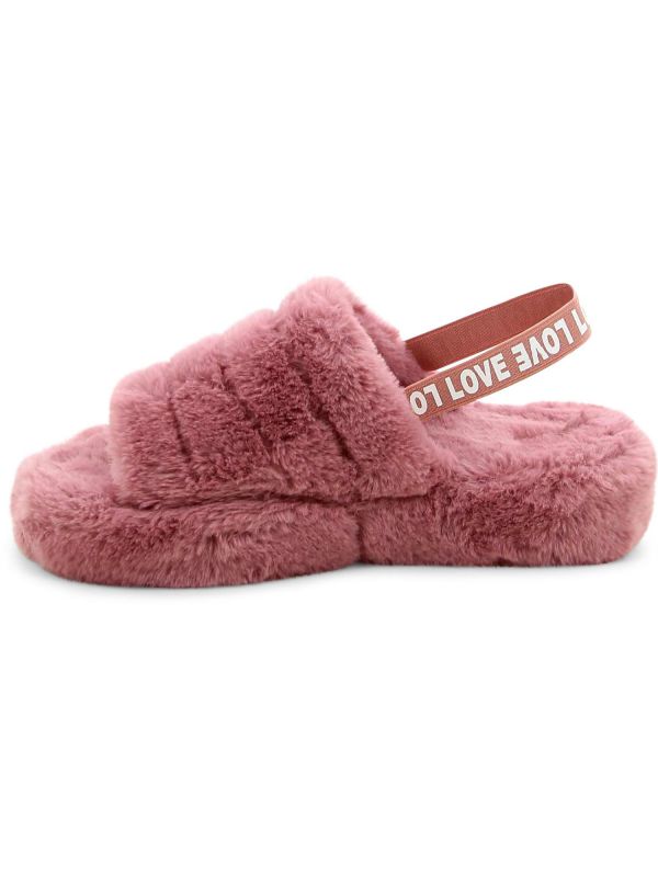 נעלי בית פתוחות פרווה