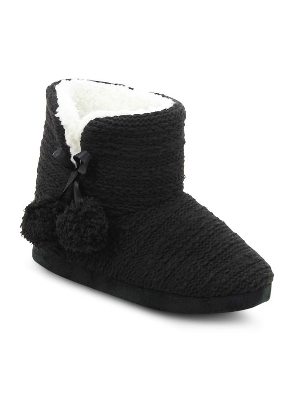 נעלי בית עם פונפונים