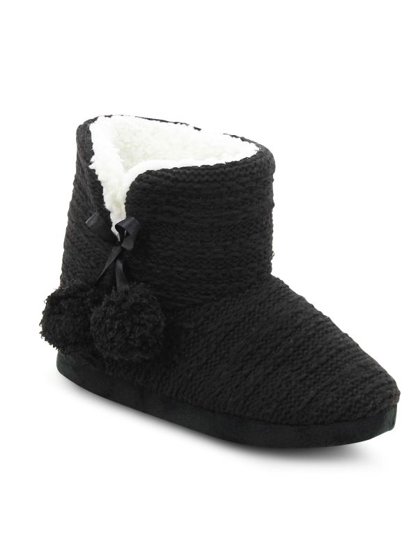 נעלי בית עם פונפונים