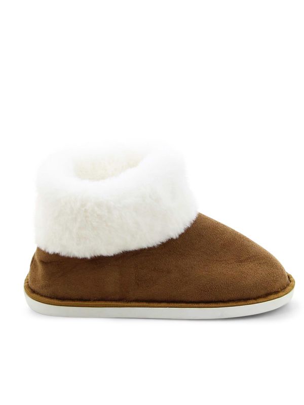 נעלי בית עם פרווה