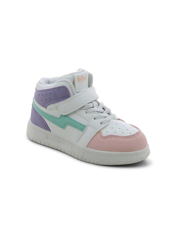 נעלי סניקרס גבוהות צבעוניות LEE COOPER לילדות