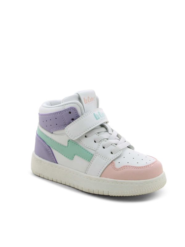 נעלי סניקרס גבוהות צבעוניות LEE COOPER לילדות
