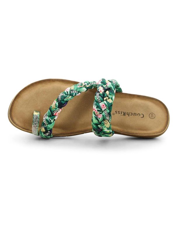 כפכפים פרחוניים לנשים