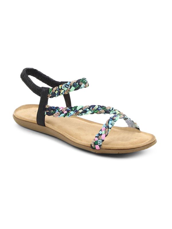 סנדלים פרחוניים לנשים