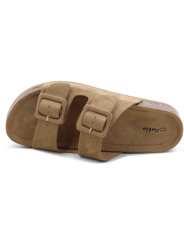 כפכפי נוחות קלאסיים עם רצועות לנשים