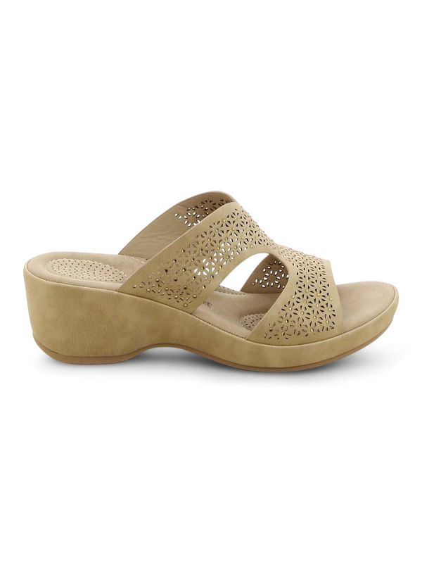 כפכפי נוחות עם רצועה מחוררת לנשים