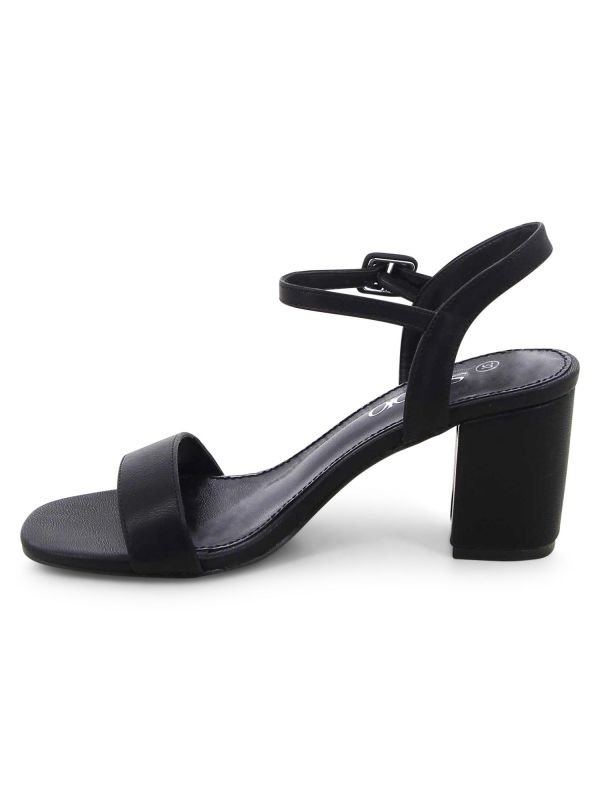 סנדלי עקב מוזהבים לנשים