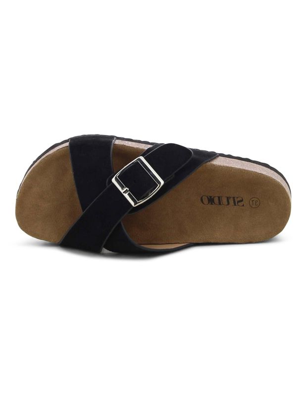 כפכפי נוחות עם רצועת איקס ג’ינס לנשים