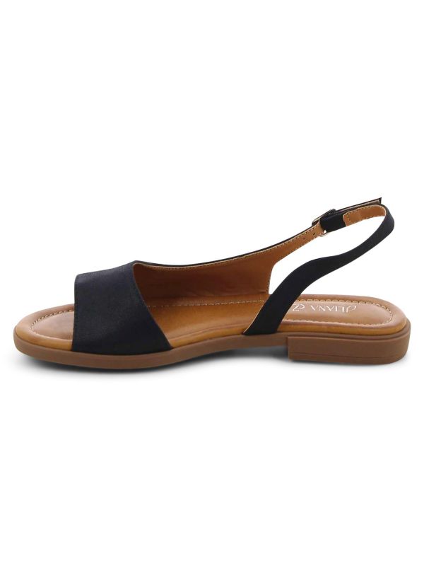 סנדלים שטוחים עם רצועה אה סימטרית לנשים