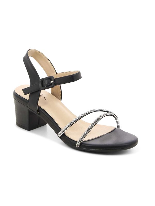 סנדלי עקב מנצנצים לנשים