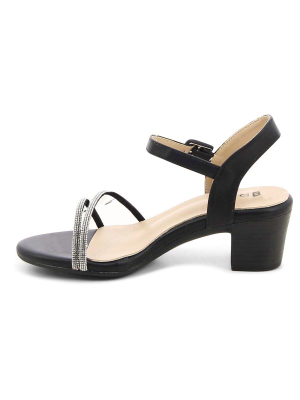 סנדלי עקב מנצנצים לנשים