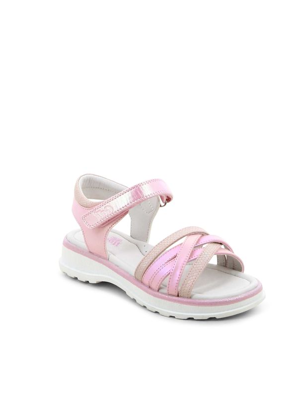 סנדלי ילדות עם רצועות איקס