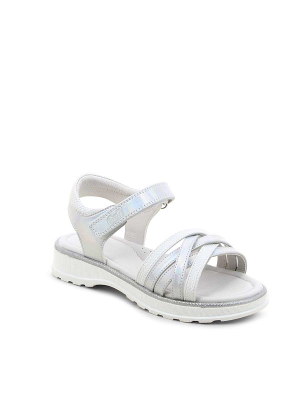 סנדלי ילדות עם רצועות איקס
