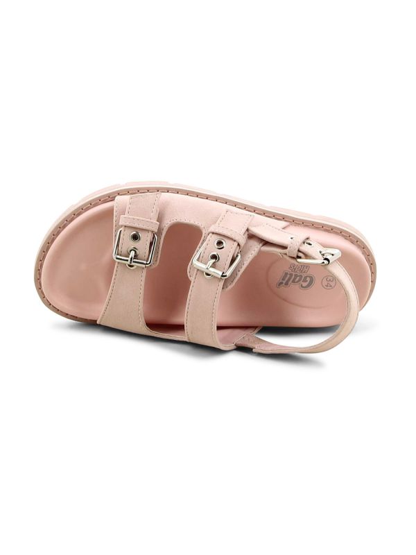 סנדלי ילדות עם רצועות עבות ואבזמים