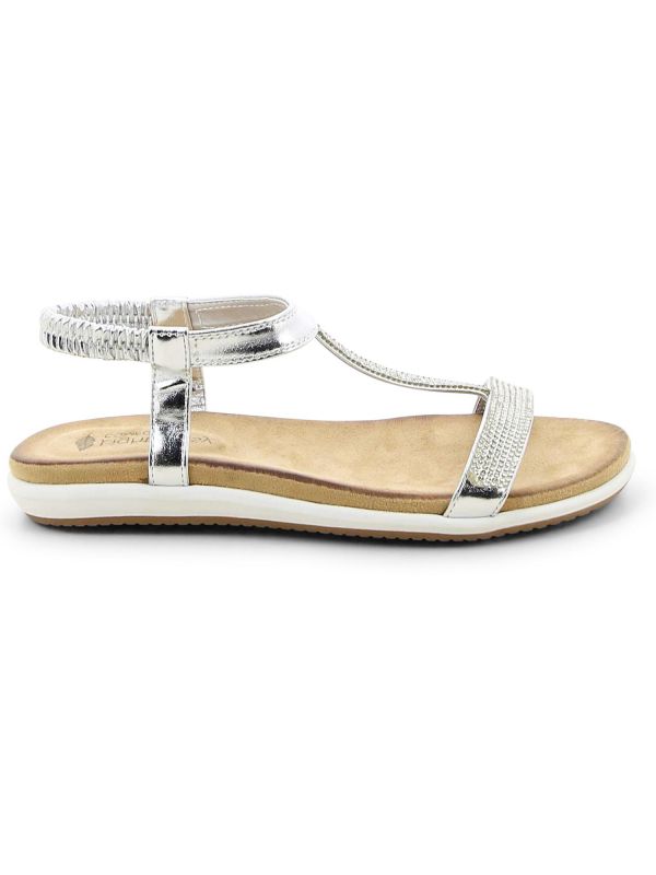 סנדלים עם אבנים לנשים