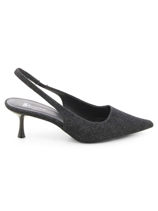 נעלי סירה ג’ינס עם עקב לנשים