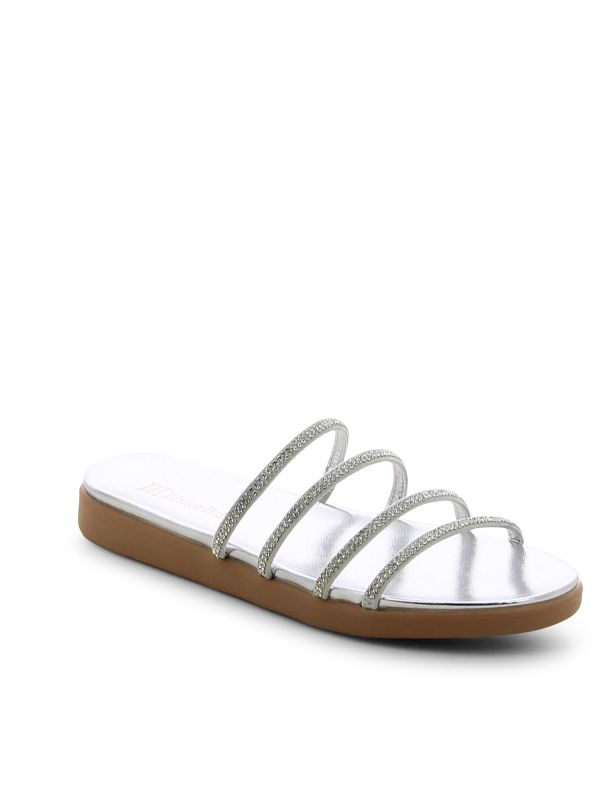 כפכפי רצועות עם אבנים לנשים