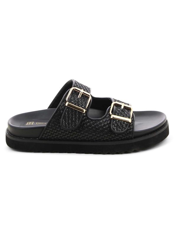 כפכפי נוחות לנשים עם רצועות קלועות