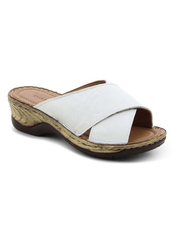 כפכפי נוחות עם רצועות איקס לנשים