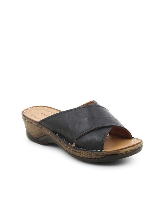 כפכפי נוחות עם רצועות איקס לנשים