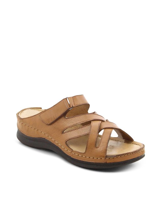 כפכפי נוחות לנשים עם רצועות מוצלבות