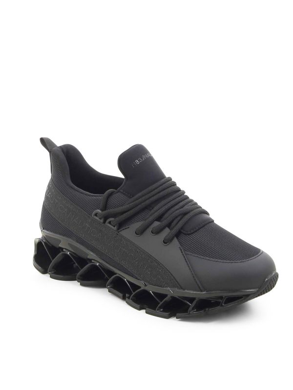 נעליים ספורטיביות NAUTICA לנוער עם כיתובי לוגו