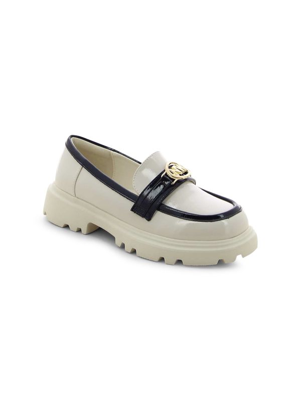 נעלי מוקסין עם סוליית טרקטור לילדות