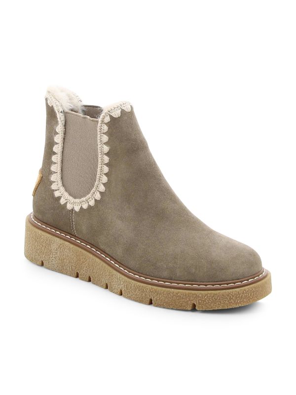 מגפוני צ’לסי עם רקמה