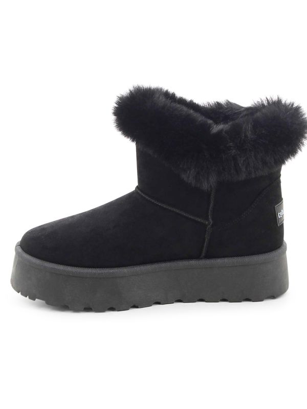 מגפוני נשים נוחים עם פרווה