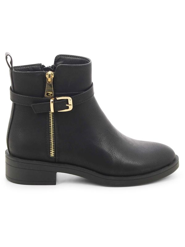 מגפוני נשים עם אבזם מוזהב