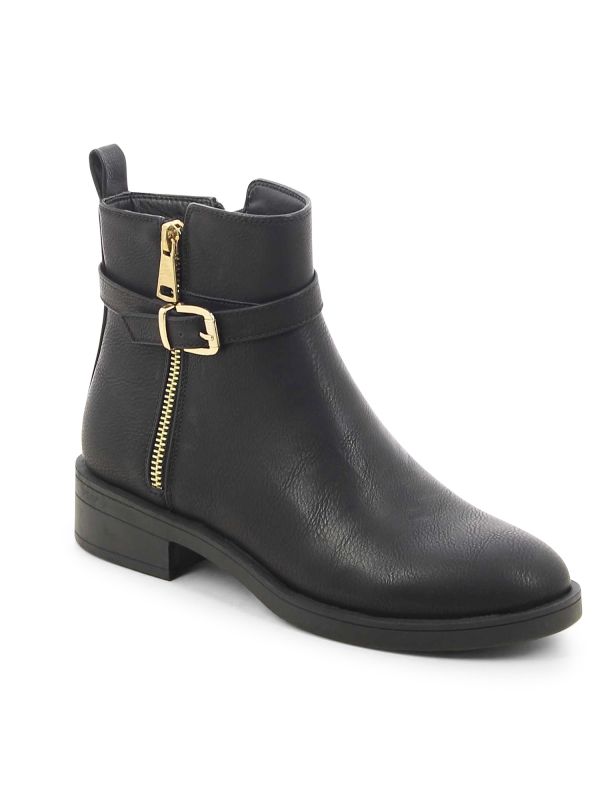 מגפוני נשים עם אבזם מוזהב