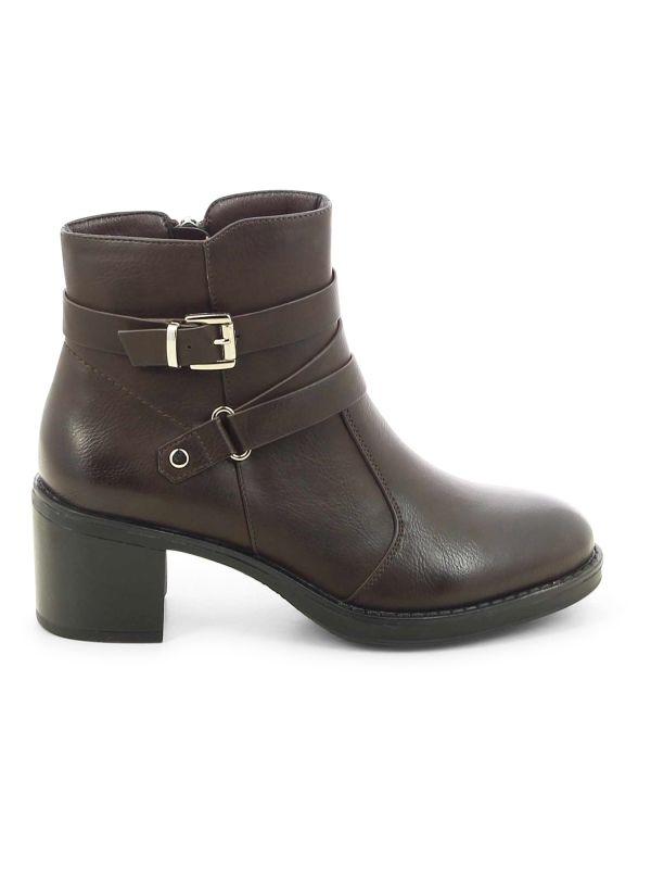 מגפוני עקב לנשים עם רצועה דקה ואבזם